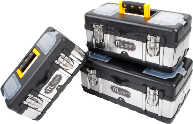 ITL 공구함 공구박스 스테인리스 공구통, 1개