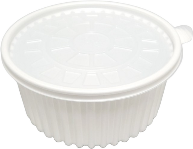 [세트] 국내생산 감자탕 225파이 탕용기 + 뚜껑 세트/전자레인지가능 포장 배달용기, 225파이 탕용기 2000ml(소)+뚜껑, 50세트