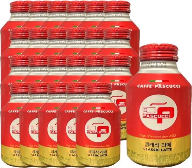 파스쿠찌 클래식 라떼, 275ml, 24개