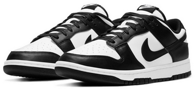 [국내매장정품]나이키 덩크 로우 레트로 블랙 범고래 흰검 DD1391-100