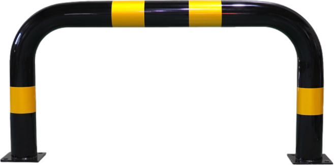 [앙카식] 스틸 U자 볼라드 주차금지봉, 높이(H)600x길이(L)1200, 1개