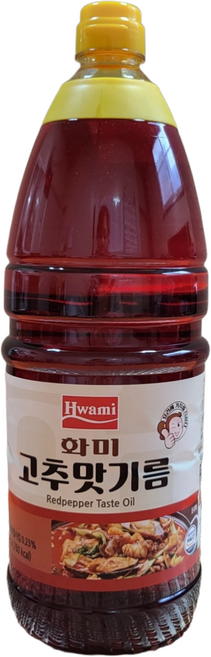 화미 고추맛기름, 1.8L, 4개