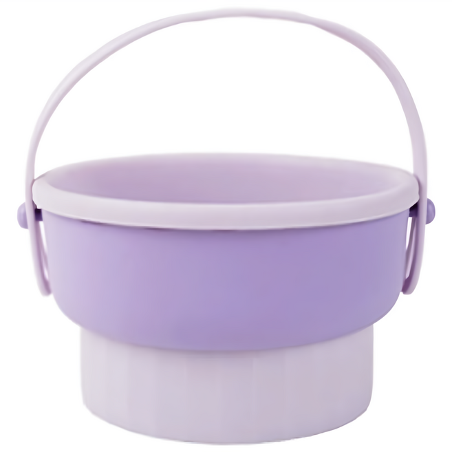 메이크업 브러쉬 퍼프 세척 보관 트레이 1개, 라벤더