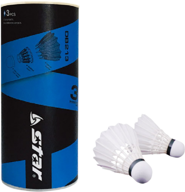 대진상사 스타스포츠 깃털 셔틀콕 DB213(3개입), 단품, 1개