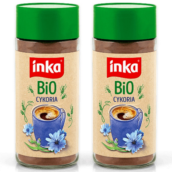 잉카 유기농 치커리차 무카페인 대체 커피, 1개입, 바이오 치커리, 100g, 2개