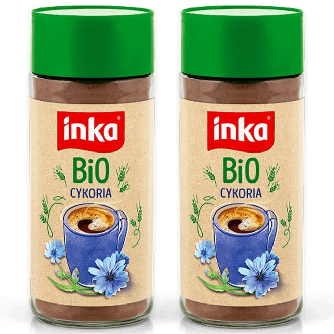 잉카 유기농 치커리차 무카페인 대체 커피, 1개입, 바이오 치커리, 100g, 2개 - 쿠팡