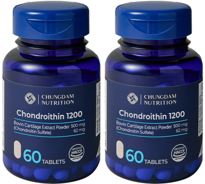 청담뉴트리션 콘드로이친 1200, 60정, 2개