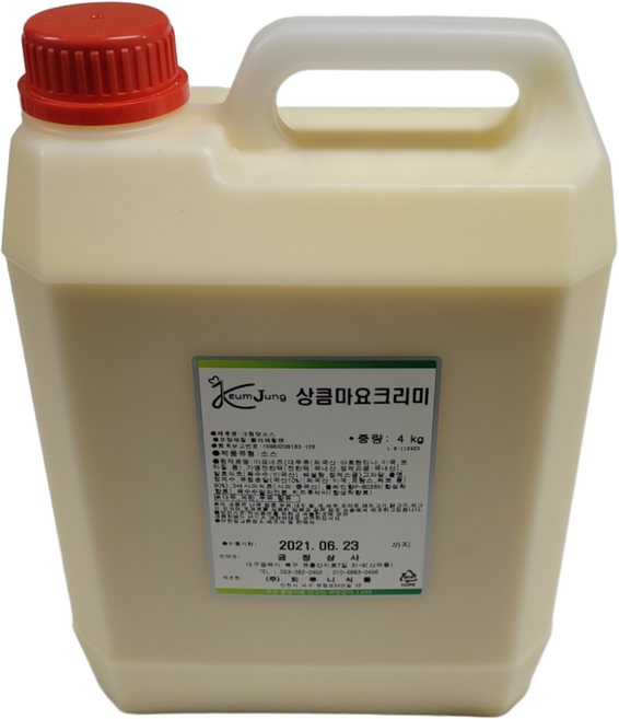 뫼루니식품 드레싱 상큼마요크리미 4KG, 1개