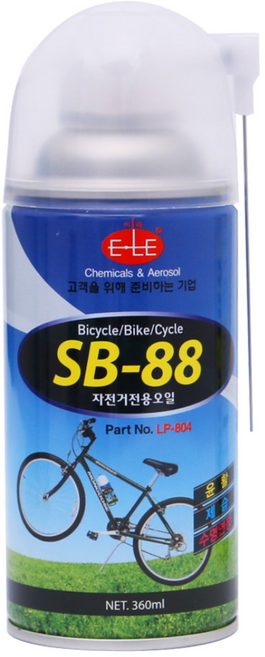 자전거체인오일 자전거 오일 윤활유 이레 SB-88 360ml, 1개