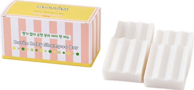 보통 유아 샴푸바 무향, 4개, 100g