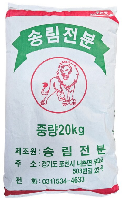 고구마전분 20kg, 1개