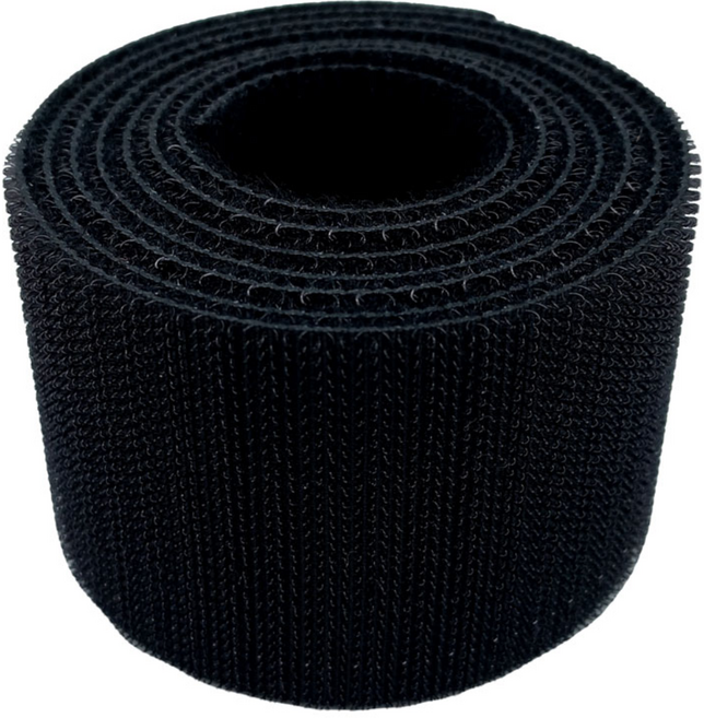 폭 5cm 국산 잘라쓰는 전선정리 암수한몸 양면벨크로타이 검정색, 일반형 l 검정색 l 1미터, 1개