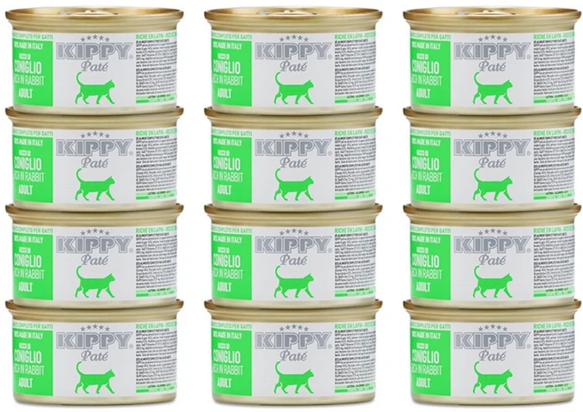 키피 그레인프리 무스 파테 고양이 습식사료, 12개, 85g, 토끼 - 쿠팡