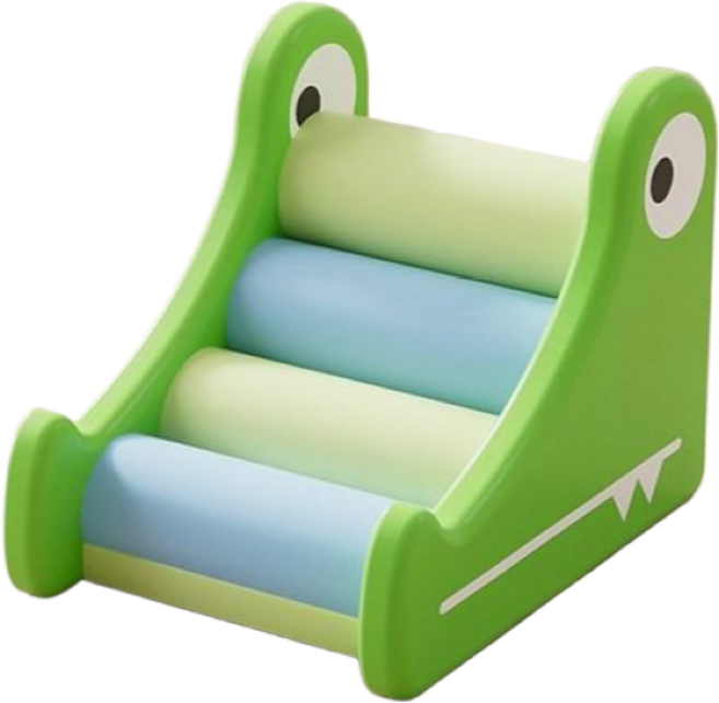 쿠션 미끄럼틀 클라이밍 계단 구매대행, 1개, 악어헤드온리