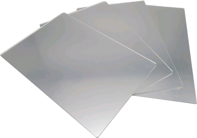 다경이즈 붙이는 아크릴 거울 안전한 전신 벽 거울, 사이즈  20x30cm(1장)