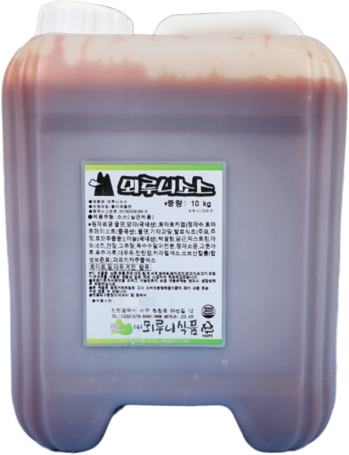 뫼루니식품 양념치킨 뫼루니소스 10KG, 1개