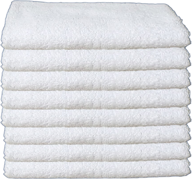 흰수건 기본타올 회수건 회타올 백색타올 120G, 10개, 120g 흰색