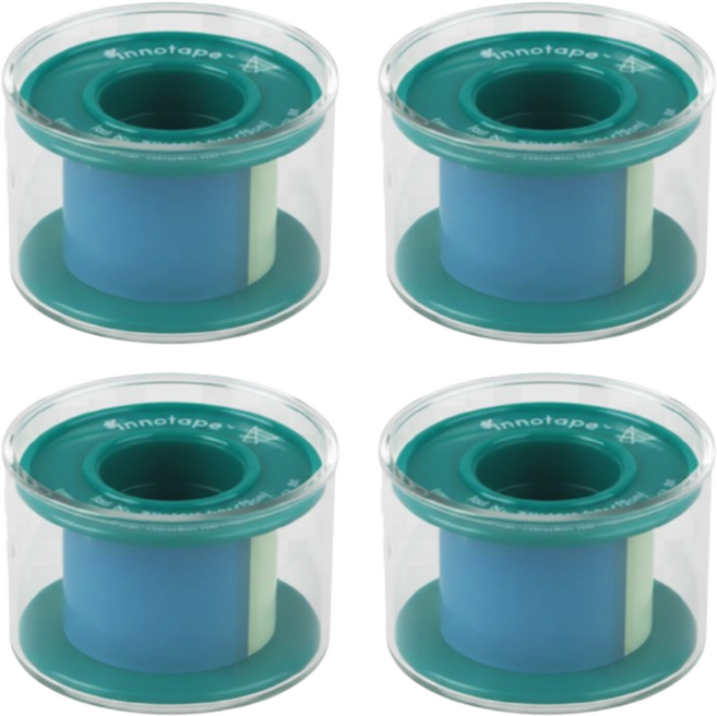 의료용 실리콘 테이프 저자극 반투명 반창고 이노테이프 INNOTAPE, 1세트, 4개입