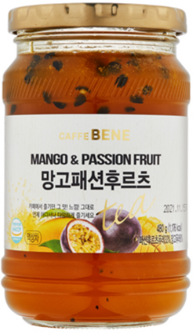카페베네 망고 패션 후르츠 차, 480g, 1개, 1개입