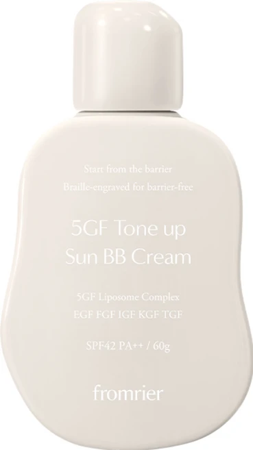 프롬리에 5GF 톤업 선 비비크림 파데프리 모공비비, 아이보리, 60g, 1개 - 쿠팡