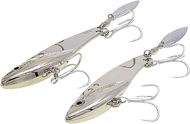 짝꿍 메탈바이브 블레이드 플래쉬 배스 루어 바이브, 20g, 실버, 1개