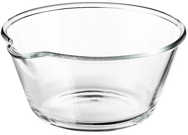 대형 투명 유리볼 강화유리 믹싱볼 요리볼 샐러드볼 빅 화채볼 소스볼 26cm, 바르다겐유리26cm, 1개