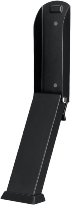 미란다 현관문 무타공 자석 도어스토퍼, 블랙, 1개