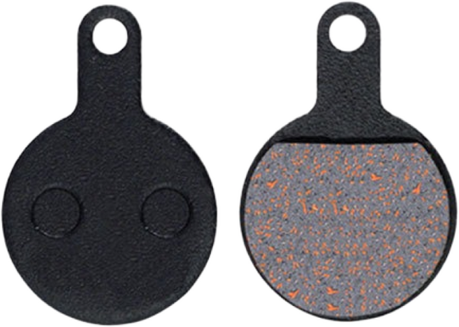 [1+1] 2세트 전동 자전거 전기 킥보드 디스크 브레이크 패드 MTB 로드 하이브리드 호환 세미 메탈 세라믹 유압, 2개