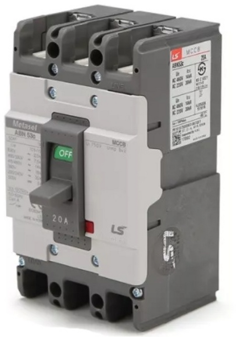 LS일렉트릭 ABN 53c 50A 배선용차단기 3P MCCB, 1개
