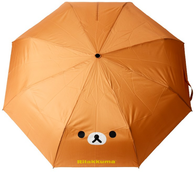 리락쿠마 얼굴 3단 수동우산