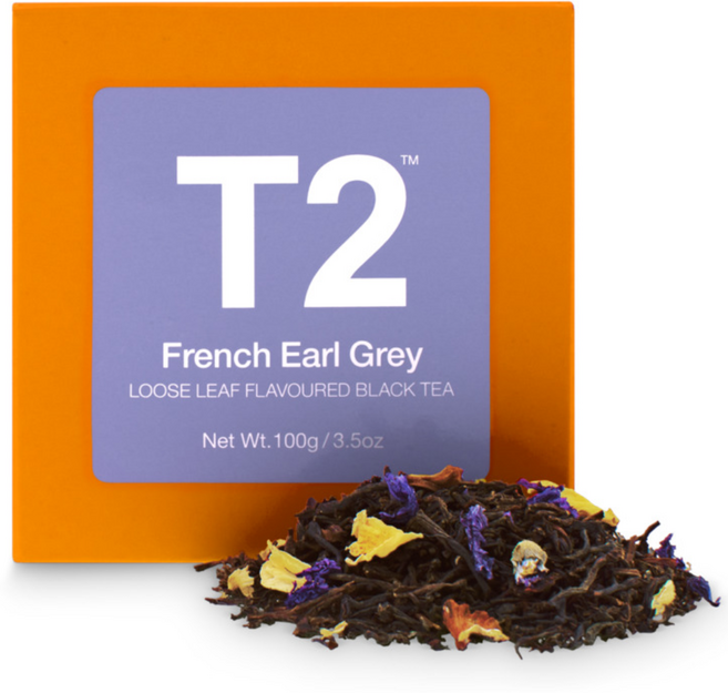 T2 프렌치 얼그레이 루즈리프 잎차 티투, 100g, 1개, 1개입