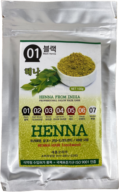 튼튼 천연헤나 케미컬헤나 염색약 가루 자연염색, 04.라이트브라운(케미컬), 100g, 1개