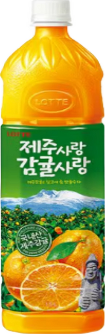 제주사랑 감귤사랑 감귤 주스 1.5리터 12개임, 1.5L