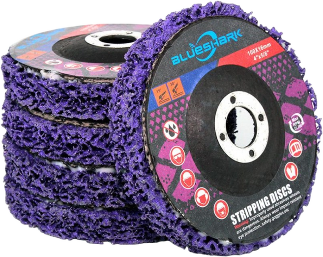 블루샤크 클린디스크 녹제거 페인트제거 스트리핑 연마 그라인더 전문가용, 5개