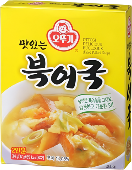 [오뚜기] 맛있는 북어국, 북엇국 6개, 6개, 34g