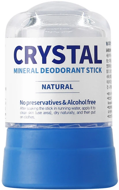 더블유피부연구소 크리스탈 데오드란트 네추럴, 45g, 1개 - 쿠팡