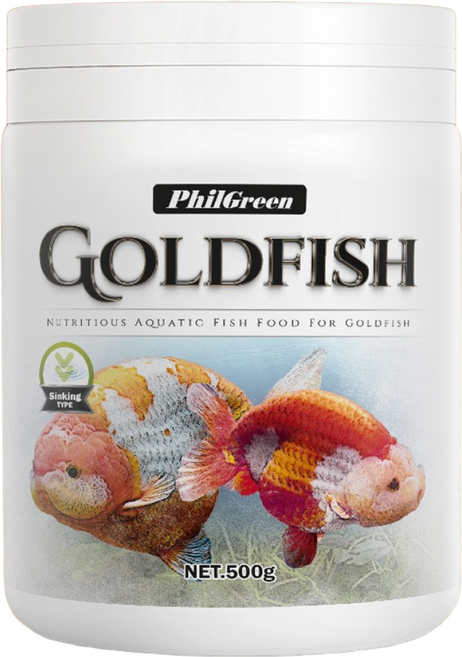 필그린 금붕어 침강 사료 L, 500g, 1개