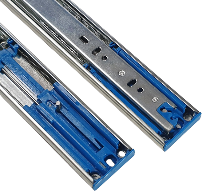 뎀핑레일 볼레일 서랍의 부드러운 닫힘과 소음을 없애줍니다, 뎀핑레일500mm