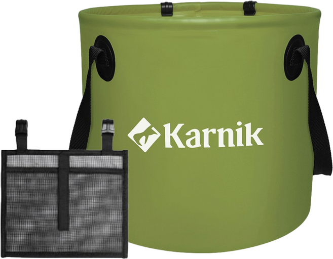 카르닉 캠핑 설거지통 28L 싱크 방수가방, 설거지방수통단품(메쉬망X)_카키(Khaki)