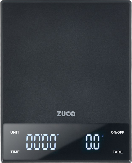 주코 0.1g 초정밀 전자 타이머 커피 저울 1kg, ZS-KN2002B, 1개