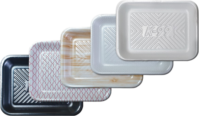 PSP 트레이 99호 200 개 (정육 반찬 수산물) 일회용 사각 접시, 백색, 1개, 200개입