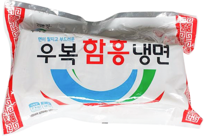함흥냉면2kg 업소용 대용량, 10입, 2kg