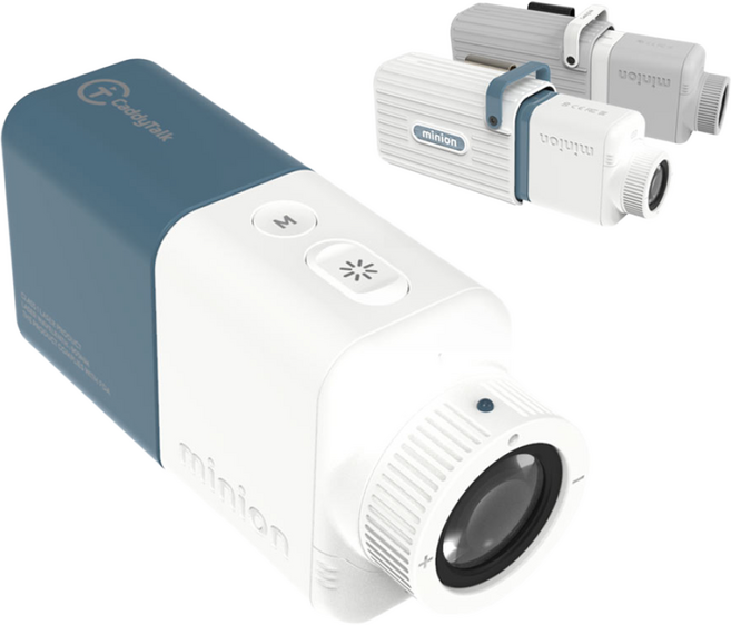 Simple / Small 캐디톡 미니온 골프 거리측정기, 화이트 블루, MO