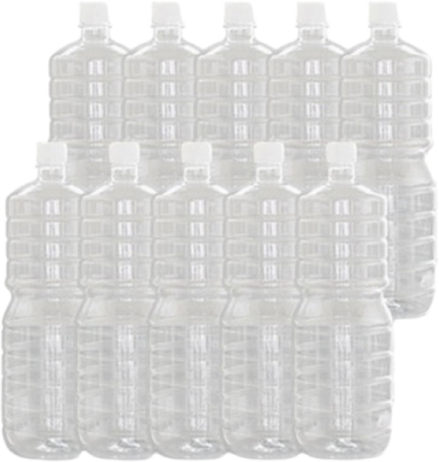 에코스킨 PET 플라스틱투명용기 페트병, 10개, 1.8L