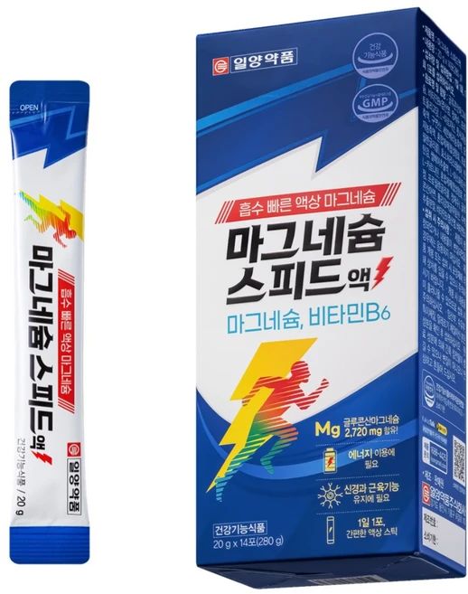 일양약품 마그네슘 스피드액 14p, 280g, 1개 - 쿠팡