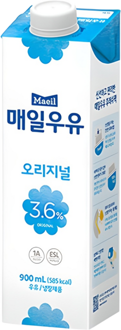 매일우유 오리지널 900ml 2개