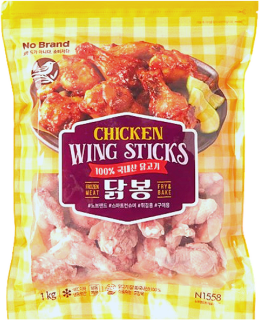 노브랜드 국내산 냉동 닭봉 1000g, 1개