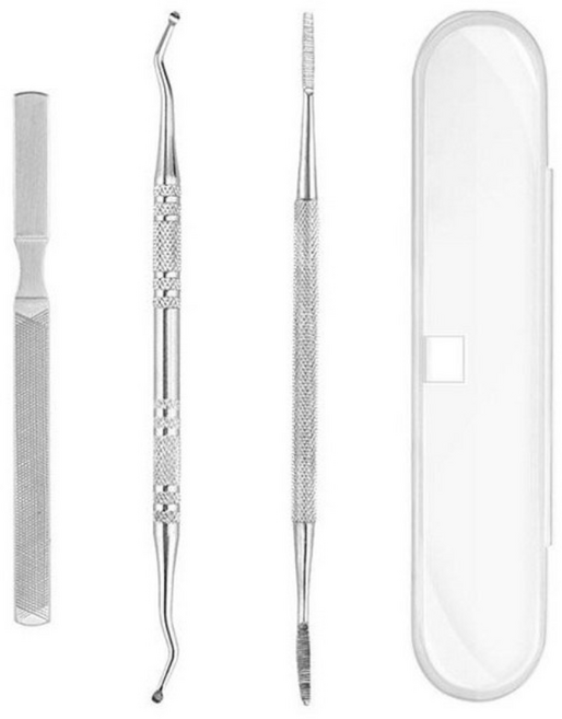 정승프로덕츠 내성발톱 관리 큐렛 3종 세트, 1개, 3종세트