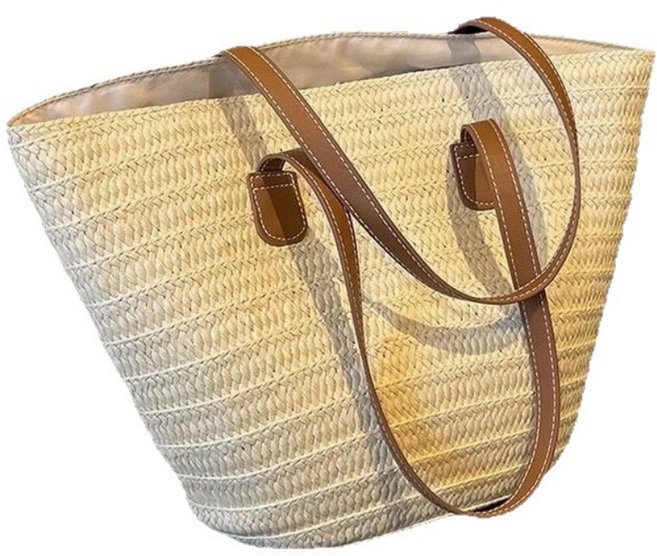 썸머무드 라탄 토트백 여성 숄더백