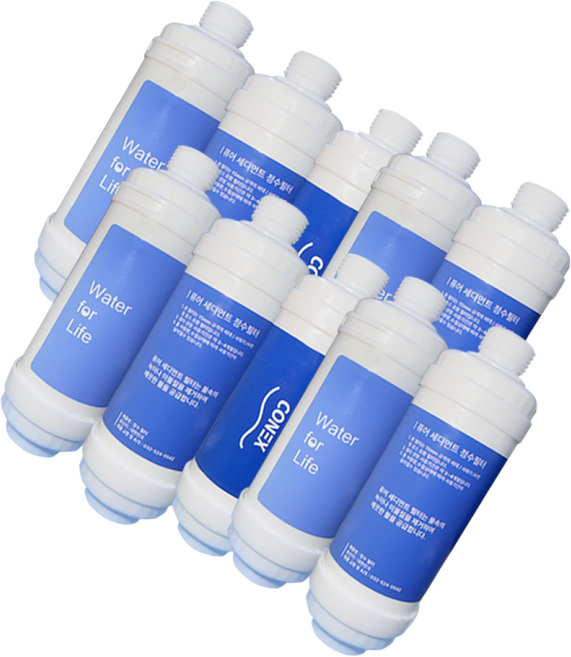 비데필터 샤워기필터 정수필터 녹물제거 불순물제거 나사형 15mm호환 필터 10개, 코넥스 정수필터